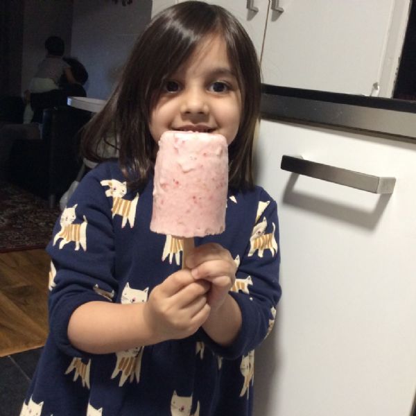 Mirha's ice lolly