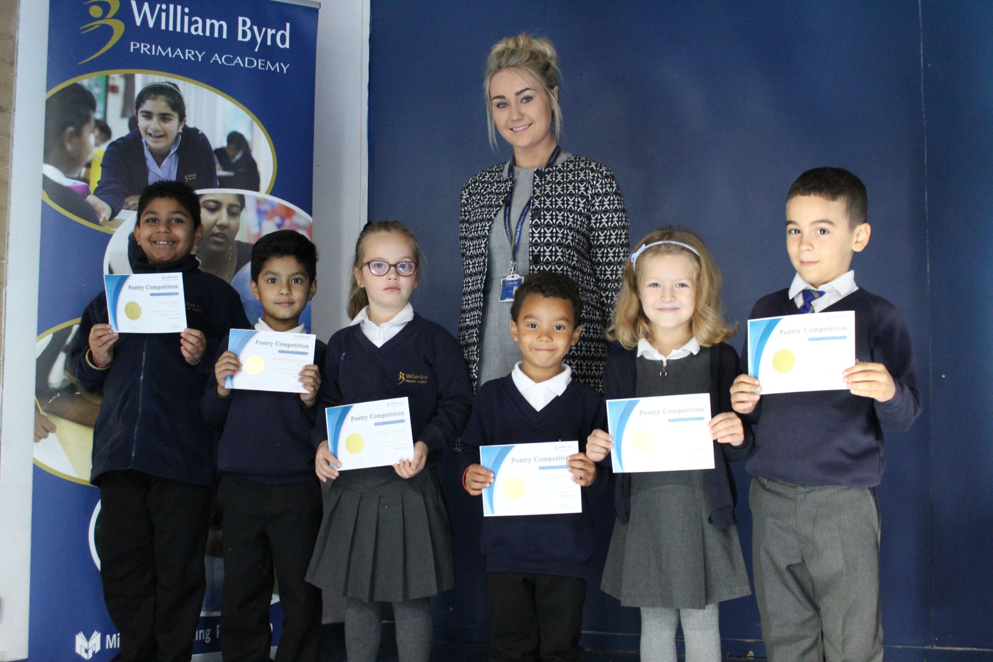 William Byrd Primary Academy - School Poetry Competition Winners