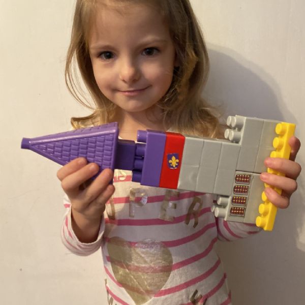 Maja's Lego Rocket