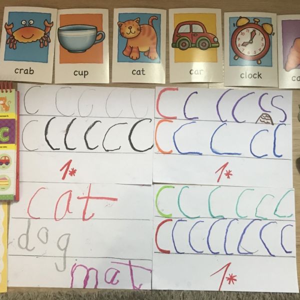 Simon's phonics practice