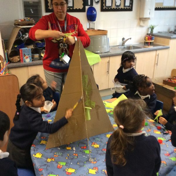 Christmas Tree in Nursery